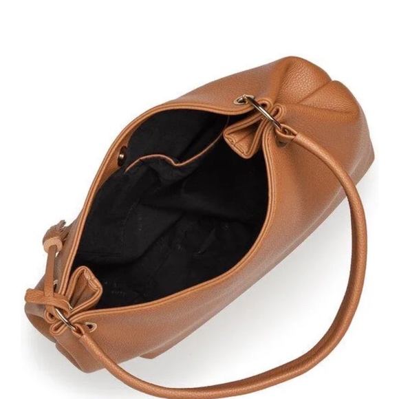 Jenny Fairy Poland Brown Camel Vegan Leather Large Tote Bag RD2032 - Picture 14 of 14